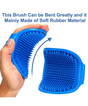 2 Pack Premium Dog Grooming Brush with Adjustable Handle - Ideal for Bathing, Massaging, and Hair Removal on Wet or Dry Hair - Suitable for Long and Short Haired Dogs and Cats - Buy Online on GoSupps.com