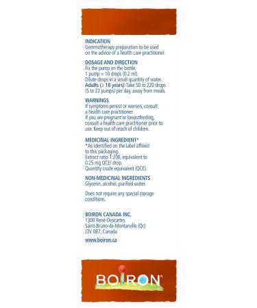 Gemmotherapy carpinus betulus buds (hornbeam) 1dh 125ml homeopathic medicine 125 milliliter by Boiron Canada - Buy Online on GoSupps.com