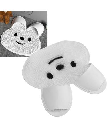 Generic Non-Slip Shower Foot Cleaner Pad - Dead Skin Remover & Tiredness Reliever - Bathroom Essential (White) - Buy Online on GoSupps.com