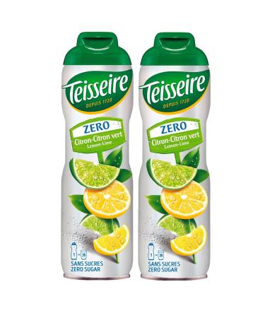 Teisseire Teisseire Lemon Drinking Syrup 0% - 600 ml - syrup as tasty as the fruit (pack of 2)