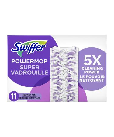 Swiffer PowerMop Multi-Surface Mopping Pad Refills for Floor Cleaning 11 Count