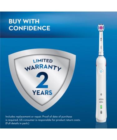 Oral-B Pro 3000 3D White Electric Toothbrush - Brighten Your Smile with Advanced Cleaning Technology - Buy Online on GoSupps.com