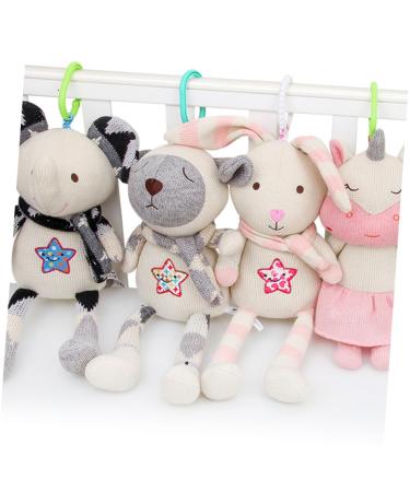 Upkoch Baby Calming Doll - Soft Plush Toy & Rattle | Perfect Children's Day Gift | Adorable Elephant for Newborns - Buy Online on GoSupps.com