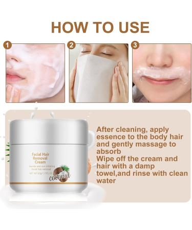 Cr me D pilatoire la Noix de Coco pour le Visage et le Corps Douce et Efficace Convient Tous les Types de Peau - Buy Online on GoSupps.com