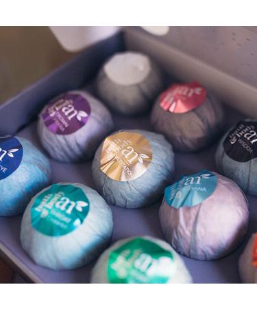ArtNaturals Large Bath Bombs Gift Set - 12 Handmade Essential Oil Spa Bubble Bath Fizzies for Relaxation & Moisturizing - Ideal for Women, Kids & Men (4 Oz each) - Buy Online on GoSupps.com