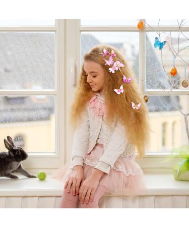18 Pieces Glitter Butterfly Hair Clips for Teens Women Hair Accessories (Stylish Styles) - Buy Online on GoSupps.com