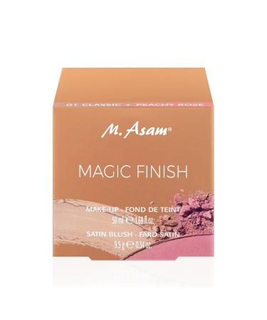 M. Asam Magic Finish 50ml - Satin Blush Rouge Peachy Rose 9.5g & Mirror | International Shipping Available - Buy Online on GoSupps.com