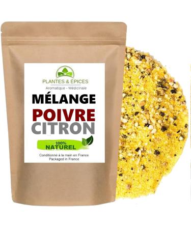 P&E Plants & Spices - Organic Spice Mix for Seasoning Lemon and Pepper 200g - (Ideal for fish shellfish parsley)