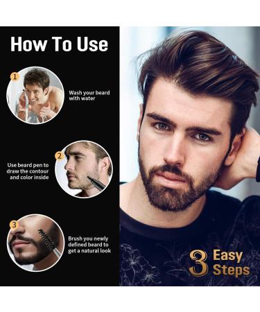 Shop Bart Pencil: Waterproof Beard Filler for Thicker Beards | Effective Men's Care Set - Buy Online on GoSupps.com