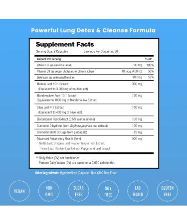 NutraChamps Liver Cleanse Capsules and Lung Cleanse Capsules 2 Pack Bundle - Buy Online on GoSupps.com