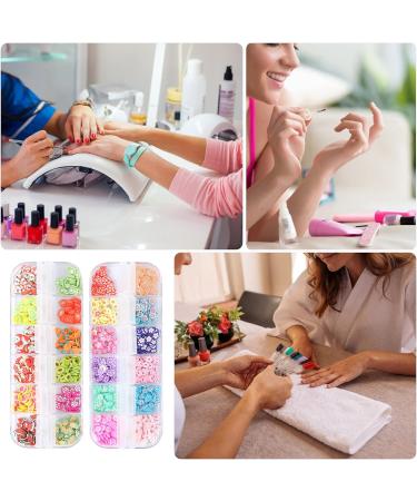 Beaupretty 3D Fruit Polymer Nail Art Slices - Colorful Clay & Crystal Flower Sequins - DIY Nail Art Tools - Buy Online on GoSupps.com