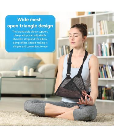 Premium Breathable Adjustable Arm Loop Bandage for Men & Women - Support for Broken Arm Shoulder Elbow & Wrist Injuries - Buy Online on GoSupps.com