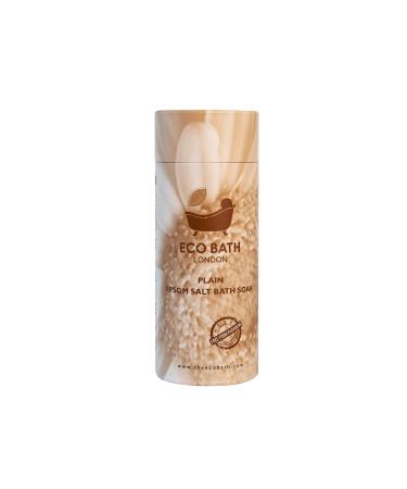 Eco Bath London Plain Epsom Salt Bath Soak Tube 1 kg Pure Epsom Salt Only Contains Rich Magnesium Bath Salt Best to Use After Workout Plain 1 kg (Pack of 1)