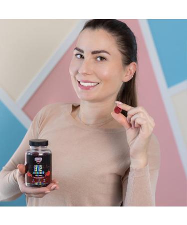 Robust Nutrition Vitamin B12 Methylcobalamin 1000mcg Energy Gummies 60 Natural Raspberry Flavored Gummies, Gluten-Free, Non-GMO, Vegetarian - Buy Online on GoSupps.com