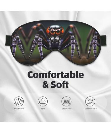 Buy Tropical Rainforest Spiders Eye Mask | Soft Adjustable Sleep Mask for Men & Women | International Shipping Available - Buy Online on GoSupps.com
