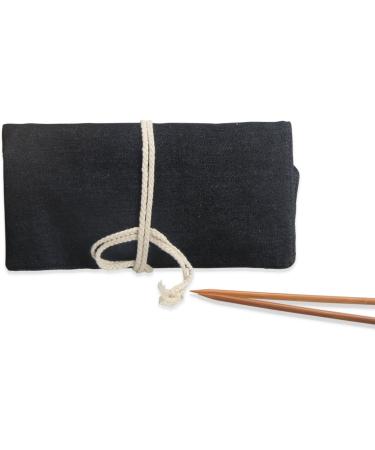 LUXJA Knitting Needles Organizer Rolling Bag - 10 Inches - Black - Buy Online on GoSupps.com