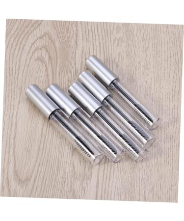 TOVINANNA 5pcs Empty Tube Clear Mascara for Eyelashes Empty Mascara Tube and Wand Clear Lash Mascara Silver 1 g (Pack of 1) Silver - Buy Online on GoSupps.com