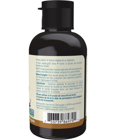 NOW Foods BetterStevia French Vanilla Flavour Zero-Calorie Liquid Sweetener Keto Friendly Suitable for Diabetics No Erythritol 60ml French Vanilla 60 ml (Pack of 1) - Buy Online on GoSupps.com