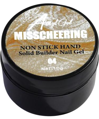 Solid Gel Nail Glue | Gel Nail Glue Hard Gel for Nails | Long-Lasting Hard Gel Manicure Art Building Gel for Nails Home Salon Use 04 - Buy Online on GoSupps.com