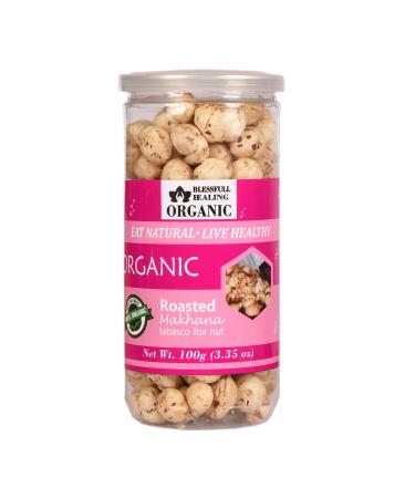 Blessfull Healing Organic Tabasco Roasted Flavoured Makhana 100 grams