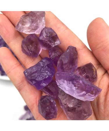 100g Bulk Purple Amethyst Raw Rough Stone Quartz Crystals Rock Aquarium Home Room Decoration Gemstone Fish Tank Gift Reiki Crystal Stone 100g Amethyst - Buy Online on GoSupps.com