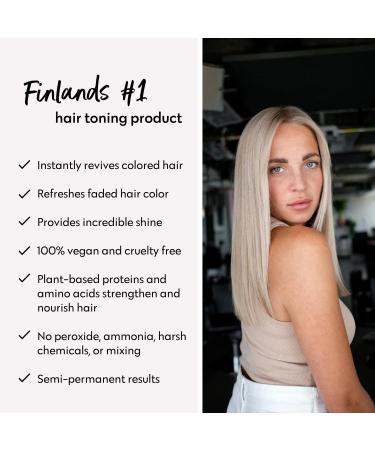 Four Reasons Color Mask - Cool Sand Blonde | Vegan Color Depositing Conditioner & Toning Treatment | 27 Shades | Semi-Permanent Hair Dye - 6.76 fl oz - Buy Online on GoSupps.com