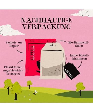 Cupper Bio Chai-Spiced Tea Love Me Truly - 4x20 Unbeiled Eco-Friendly Fair Trade Green Tea Bags - Enjoy Sustainable Flavor! - Buy Online on GoSupps.com