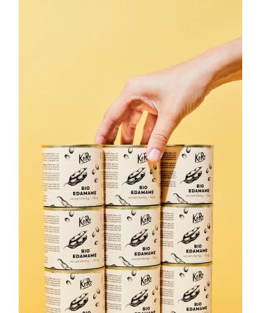 Buy KoRo Organic Edamame Green Soybeans - Pre-Cooked & Freshly Harvested Snack (12 x 130g) - International Shipping Available - Buy Online on GoSupps.com