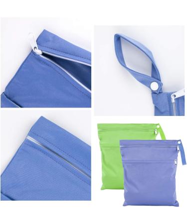 Wet Bag Waterproof Reusable with Two Zipper Pockets for Wet Clothes - Ideal for Swimming, Beach, Pool, Gym - KONUNUS - Buy Online on GoSupps.com