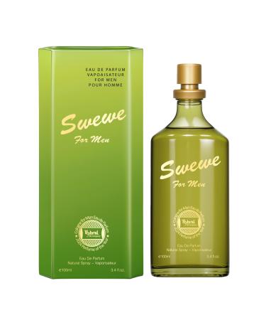 Hybrid & Company Swerve For Men Eau De Parfum Vaporisateur Natural Spray 3.4 Fl Oz SWERVE 3.4 Fl Oz (Pack of 1)