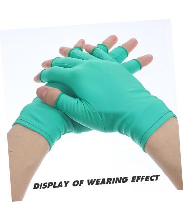 Housoutil 2 Pairs Mitts Quilting Tools Nail Art Tools Finger Gloves Quilting Gloves Rulers for Quilting and Sewing Manicure Gloves Half Fingers Gloves Spandex Work Anti-Black - Buy Online on GoSupps.com