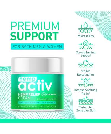 Cooling Hemp Cream Menthol, MSM & Arnica Fast-Absorbing, Non-Greasy Formula for Muscles & Joints 4oz Best-Value Size 4 Ounce (Pack of 1) - Buy Online on GoSupps.com