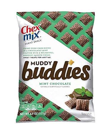 Chex Mix Muddy Buddies, Mint Chocolate, 4.5 Oz (Pack of 7)