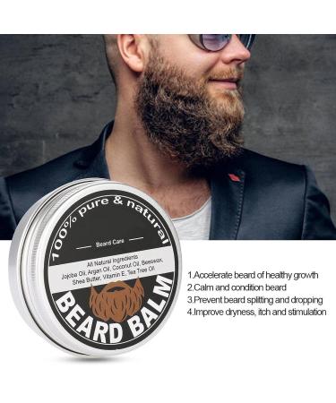 60g Beard Balm & Beard Care Set - Moisturizing Cream & Styling Butter for Men | Beard Mania - Buy Online on GoSupps.com
