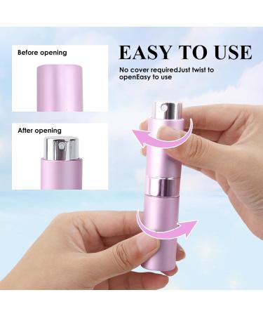 Perfume Atomiser 8ml Travel Refillable Perfume Spray Bottle Mini Portable Dispenser Empty Leak Proof Upgraded Perfume Atomizer Perfume Pod and Refill Pump for Outdoor Traveling Vacation (Pink) - Buy Online on GoSupps.com