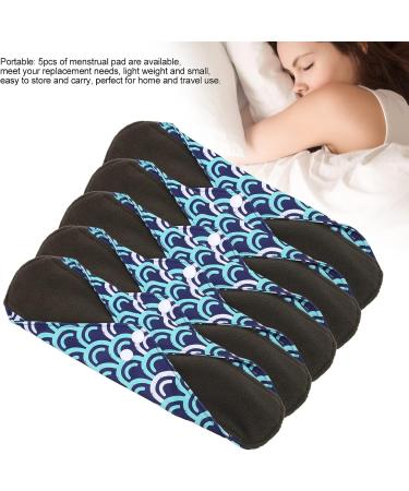Cloth Menstrual Pad - Soft Leak-Proof Bamboo Charcoal Reusable Sanitary Pad for Home & Travel - Buy Online on GoSupps.com