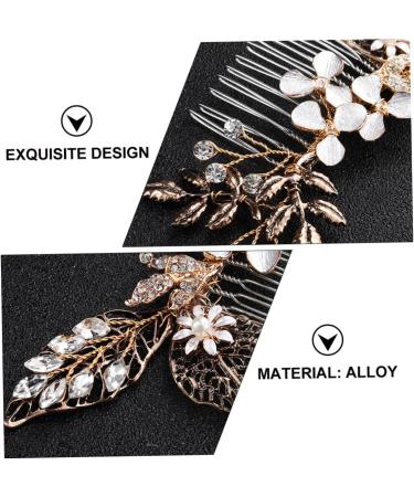 Didiseaon 1pc Bridal Comb Pearl Hair Clip Headwear for Women Wedding Hair Clips Women Hair Comb Wedding Hair Side Combs Panda Headband Tiara Wedding Dress Hairpin Women's Alloy - Buy Online on GoSupps.com
