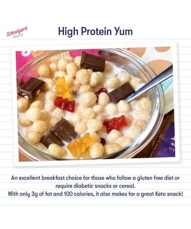 Low Carb Keto Cereal - Cinnamon Bun | High Protein, Gluten-Free Breakfast | 12 Pack â€“ 100 Calorie Snack - Buy Online on GoSupps.com