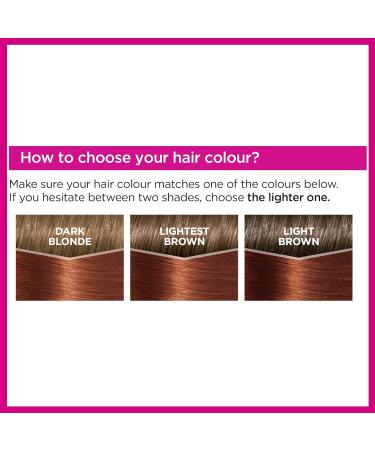 LOr al Paris Ammonia-Free Semi-Permanent Hair Dye 645 Amber Red Glossy Colour - Natural Finish, Up to 28 Shampoos, Casting Cr me Gloss - 1 Application - Buy Online on GoSupps.com