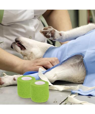 Mipcase Scar Tape - 3 Rolls Self-Adherent Flex Wrap for Sprains & Dog Paws - Breathable Green International Shipping - Buy Online on GoSupps.com