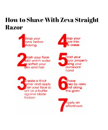 Men's Grooming Gift Set - Zeva Straight Razor Shave Kit | Leather Strop Soap Steel Mug & Stand - Premium Shaving Essentials - Buy Online on GoSupps.com