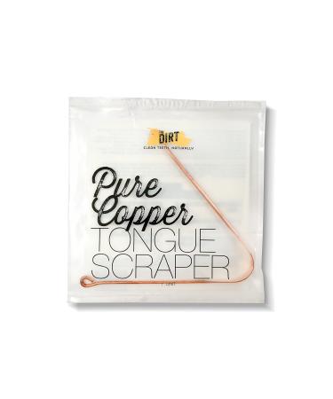 The Dirt Pure Copper Tongue Scraper 1 Piece