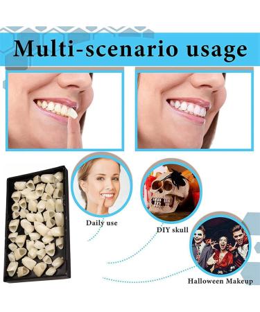 70PCS Temporary Tooth Crown Repair Kit - Dental Replacement Caps for Front Teeth - Oral Care Resin Crowns for False Tooth - Dental Repair Kit Included - Buy Online on GoSupps.com