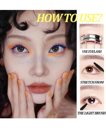 5D Blue Fiber Mascara with Comb for Long Lasting, Thick Lashes - Smudge-Proof and Curling - Perfect for Halloween and Christmas - Buy Online on GoSupps.com