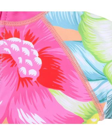HUAANIUE Baby Girls Short Sleeve One Piece Swimsuit | UPF 50+ Sun Protection - Buy Online on GoSupps.com