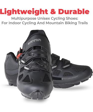 Gavin Elite MTB Cycling Shoe - SPD Cleat Compatible, Size 12.5 Women/11.5 Men - Buy Online on GoSupps.com