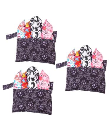 Minkissy 12 Washing Aunt towel ladies bandage menstrual napkins comfortable reusable washable insert toile miss and the middle layer consists of