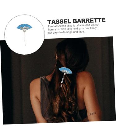 VALICLUD Fan Tassel Hair Clip Claw Clip Hair Clips Chinese Headdress Barrettes for Girls Fan Hair Clamp Girls Hair Clip Hair Pin Tiara Hair Accessories for Women Kimono China Metal Miss - Buy Online on GoSupps.com