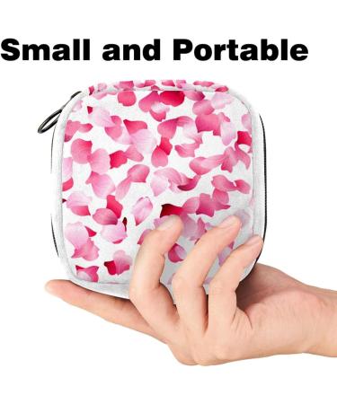 GIAPB Pink Petals Period Storage Bag - Stylish Tampon & Pad Pouch - Buy Online on GoSupps.com