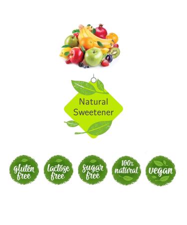 Fructose Sugar (2x1000g) | Natural Sugar Substitute | Sugar-Free Sweets | Ideal for Baking Tea & Jams | Buy Online - International Shipping - Buy Online on GoSupps.com